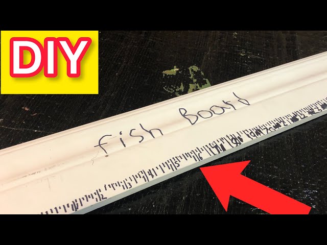 How to make your own fish measuring board 