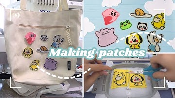Digitize and Embroider Patches using InkStitch, Inkscape | DIY Psyduck, Gudetama, BT21 Chimmy, Ditto