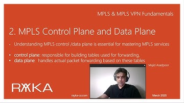 2. mpls control plane and data plane in theory