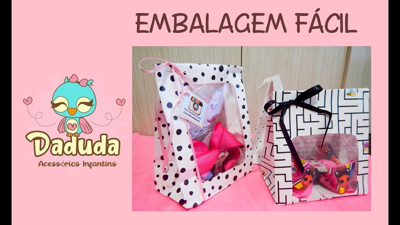 Embalagem para laços