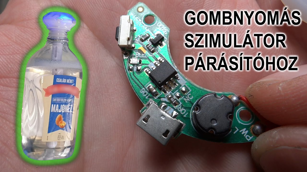 Piezoelektromos párásító: automatikus bekapcsolás funkció kitalálása - 2. rész