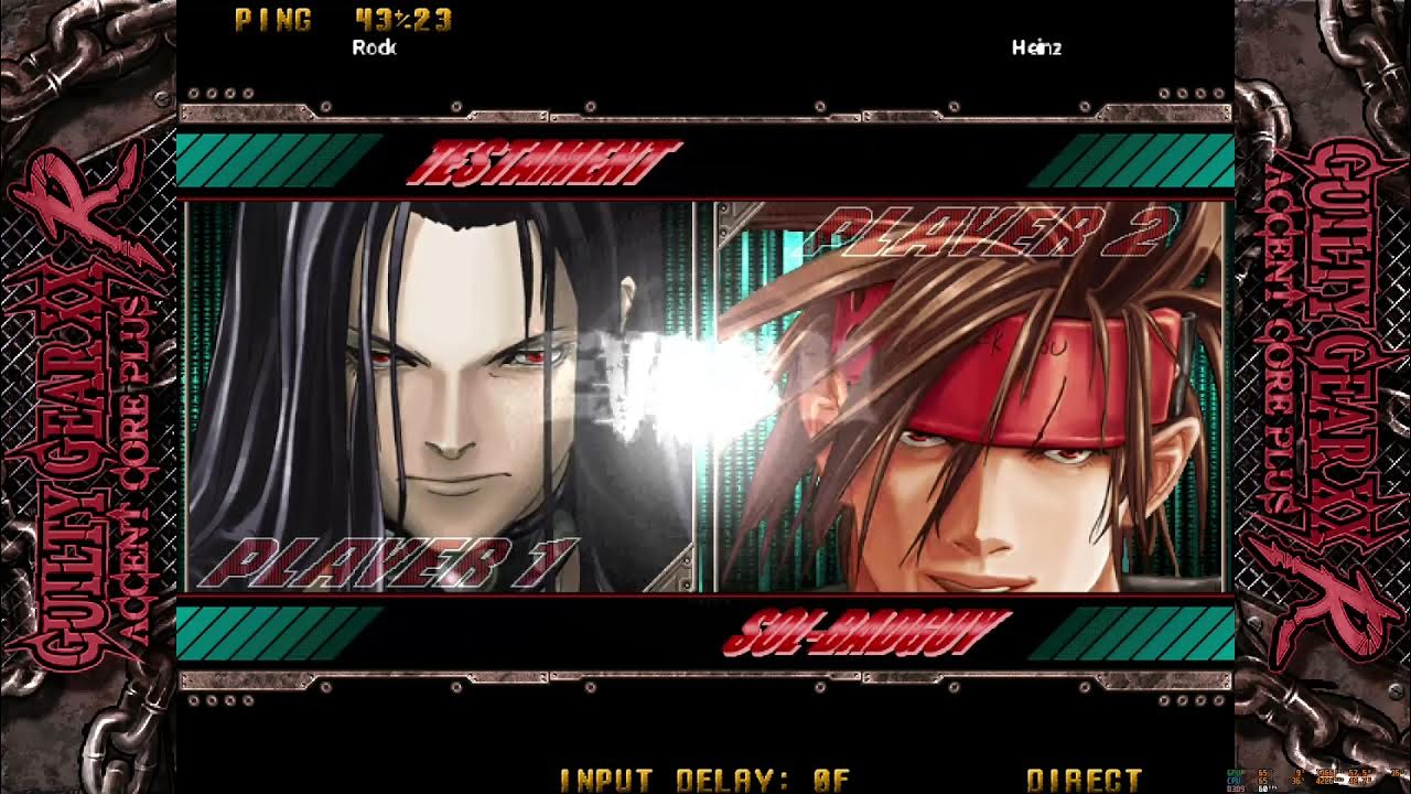 Guilty Gear XX Accent Core Plus R Casual matches Sick Baiken and