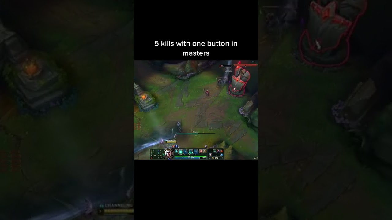 Pentakill with 1 button in Masters as Karthus 