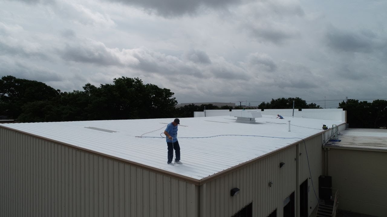 Kool Roof Commercial Roof Job | RoofingSolutions DFW