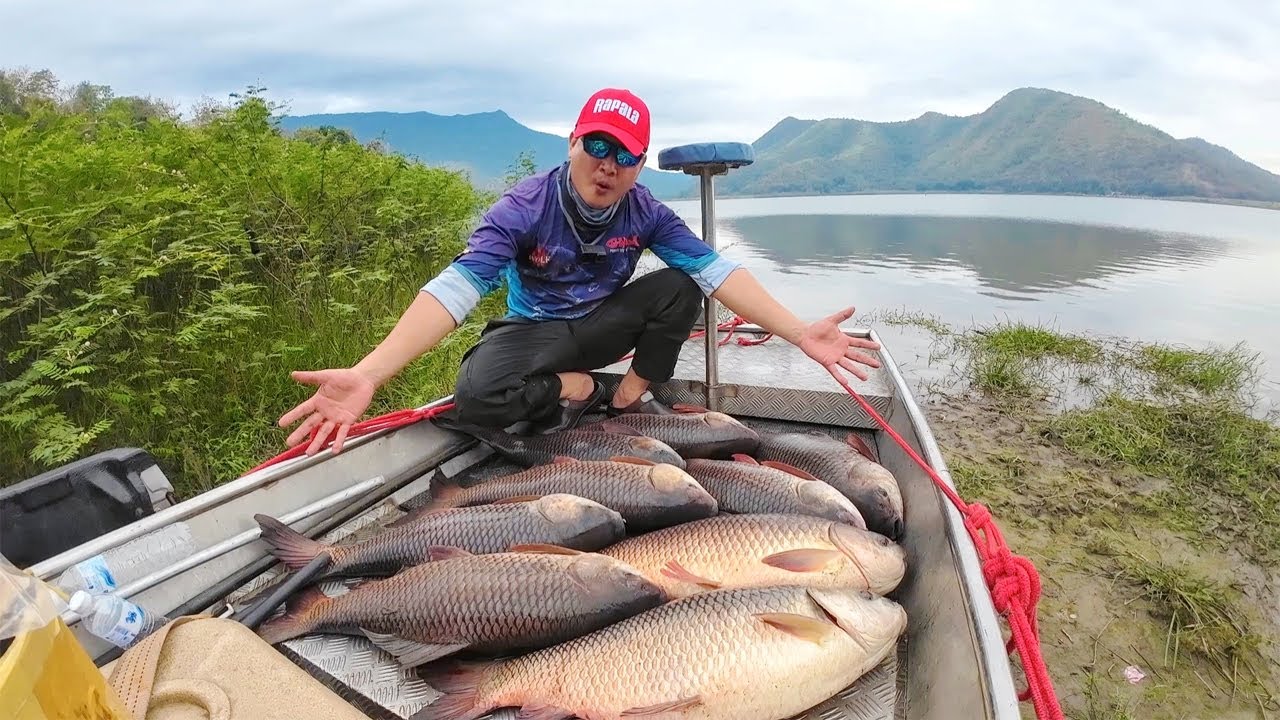 ตกปลาหน้าดิน อ่างเก็บน้ำท่าดินแดง ในวันที่ฝูงปลายี่สกบุก
