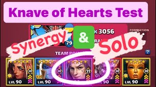 Empires & Puzzles Hero Test : 😈Knave of Hearts in Team Synergy & SoLo Play❗️