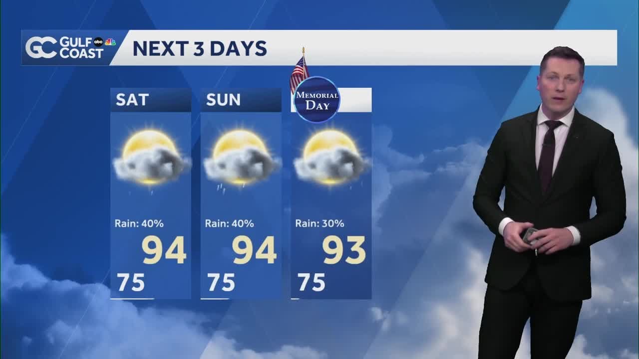 More rain expected on the Gulf Coast over Memorial Day weekend - YouTube