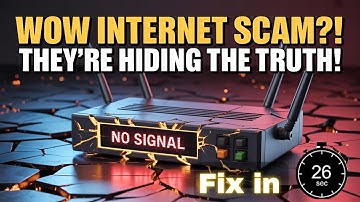 WOW Internet DOWN? 🔴 (Here’s How to FIX It FAST!) ⚡