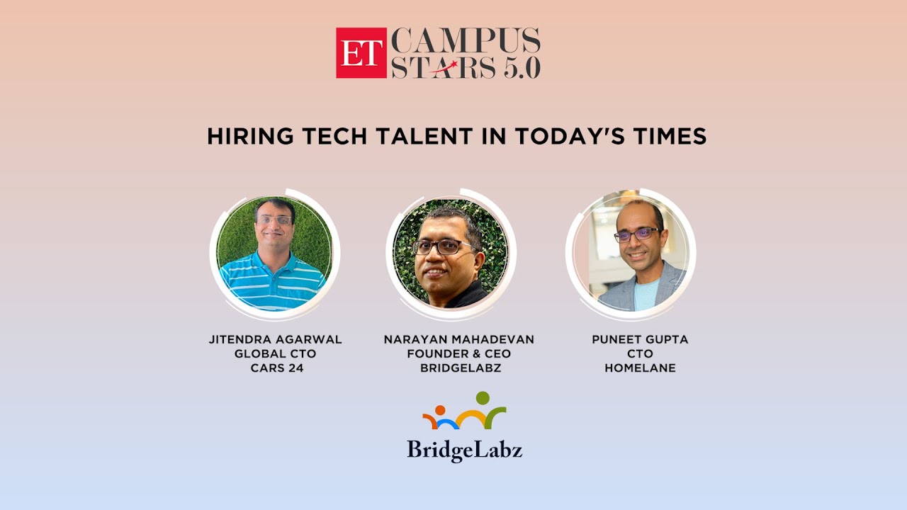 ET Campus Stars Mentor Class | Hiring Tech Talent in today's times ...