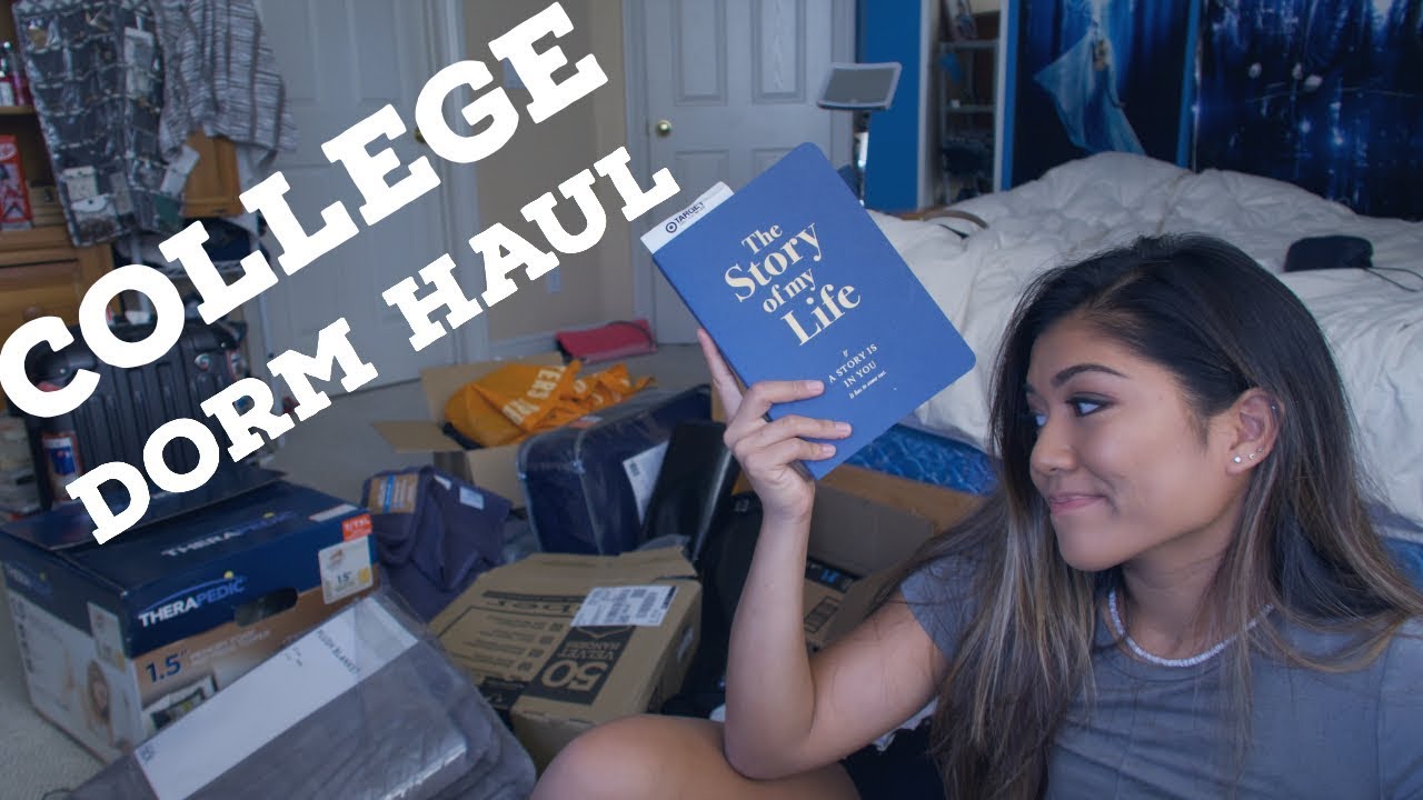 COLLEGE DORM HAUL what i got from bed bath and beyond, amazon, target