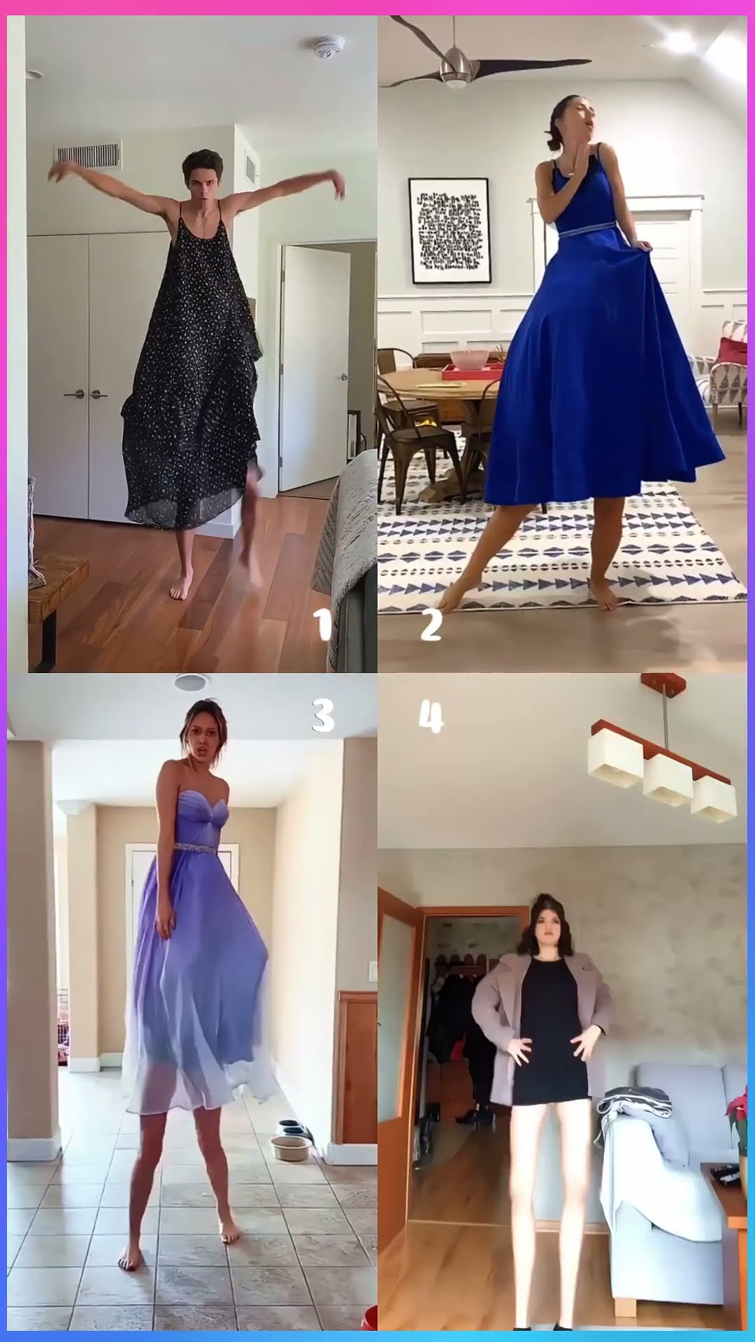(WHY ARE MY LEGS LONG)  ?? Brent Rivera x Mindy x Mags x Dom #shorts #dance #tiktok #cute #funny
