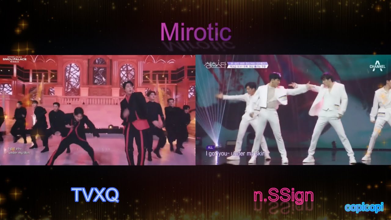 mirotic TVXQ-n.SSign【2split video】前半n.SSign後半TVXQ歌唱