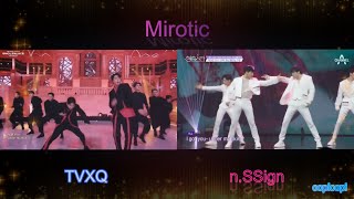 mirotic TVXQ-n.SSign【2split video】前半n.SSign後半TVXQ歌唱