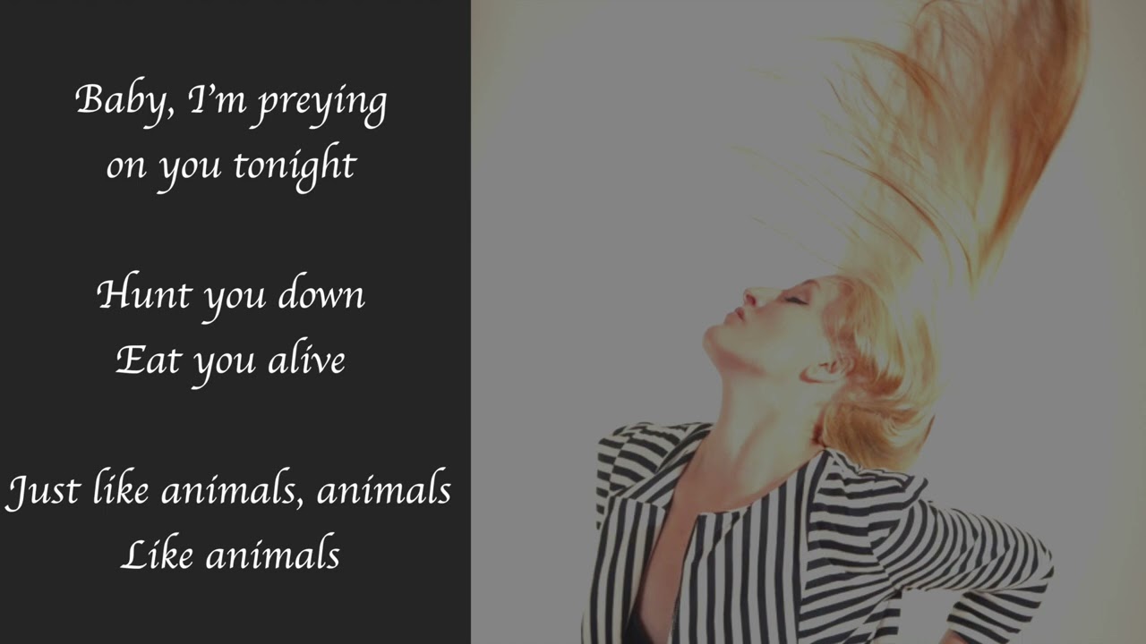 Animals - Jax Berlin Cover - Lyrics