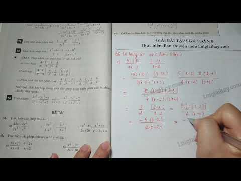 Video Giải bài 39 trang 52 SGK toán 8 tập 1 - youtube