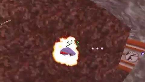 Descent 2 Plutonian Shores demo, level 2, Insane difficulty walkthrough, no death no save full rescu