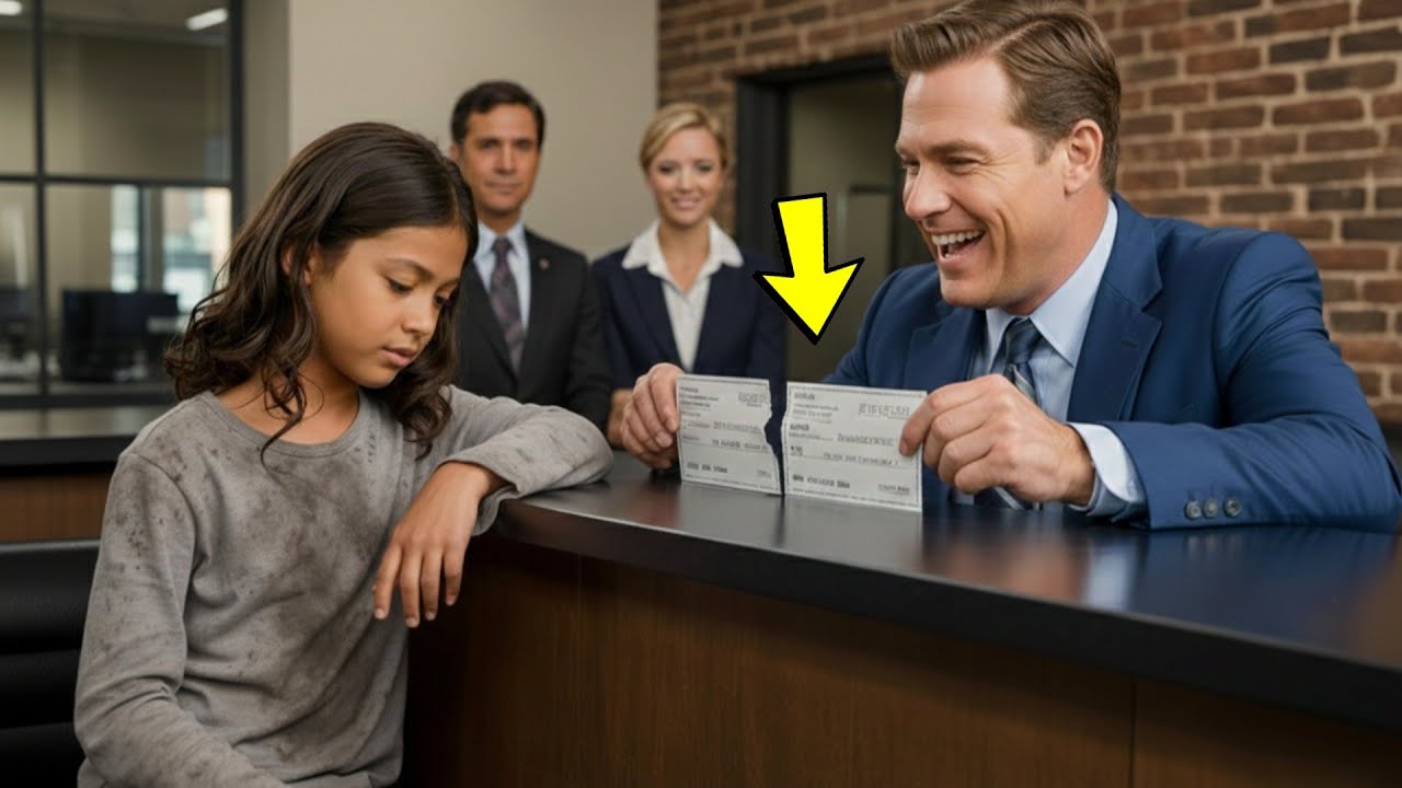 Менеджер разорвал чек бедной девочки, не зная, что она наследница банка!