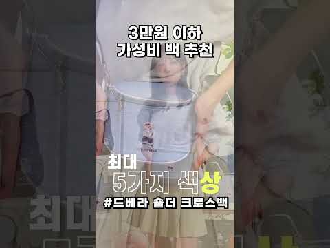 3만원 이하 가성비 <strong>데일리</strong> <strong>백</strong> 추천👜 #G마켓1분리뷰 #라엘라베어 #가방추천 #가방룩 #데일리가방