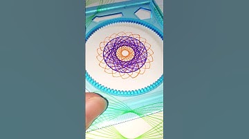 Mesmerizing Spirograph Art for Relaxation ❤ #spirograph  #satisfying  #relaxing  #asmr  #art #shorts