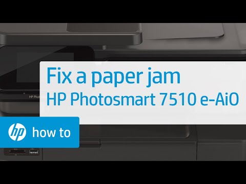 Fixing a Paper Jam | HP Photosmart 7510 e-All-in-One Printer (C311a) | HP