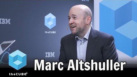 Marc Altshuller, IBM - World of Watson 2016 - #ibmwow - #theCUBE