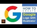How to Create Google Logo with illustrator | Google Logo Design | Illustrator Tutorial | Full HD