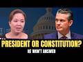 TOKUDA DEMANDS ANSWER: ‘ARE VOTERS ENEMIES?’ — HEGSETH DODGES
