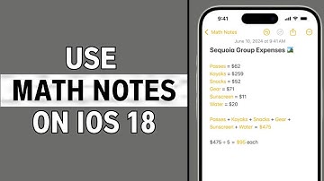 How To Use Math Notes On iOS 18! (CRAZY FEATURE)