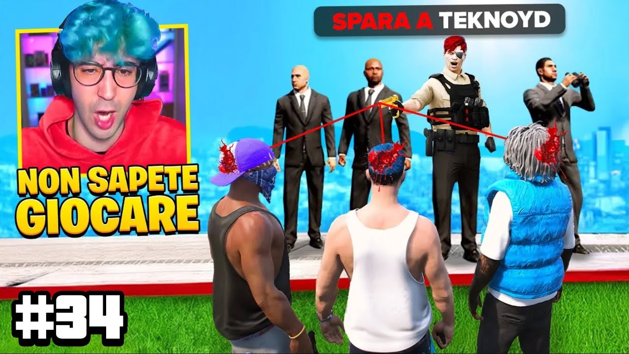 IL CAPO del SERVER ci SPARA a TUTTI per NON FARCI più GIOCARE su GTA5 RP - FiveM (TEKTEK EP. 34)