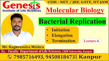 Bacterial Replication | Lecture-6 | New online "Batch" for CSIR NET/JRF | IIT-JAM | Life sciences
