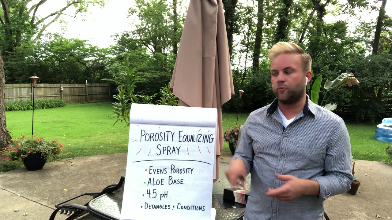 porosity equalizing spray