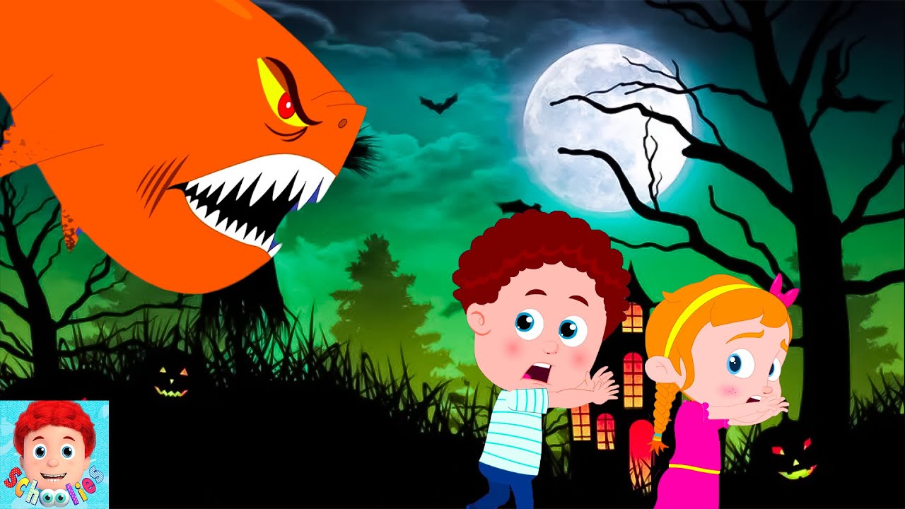 Halloween Shark Song for Kids by Schoolies Nursery Rhymes & Kids Video ...