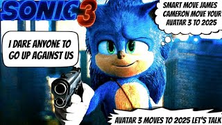 Sonic 3' e 'Avatar 3' NÃO estreiam mais no mesmo dia nos cinemas