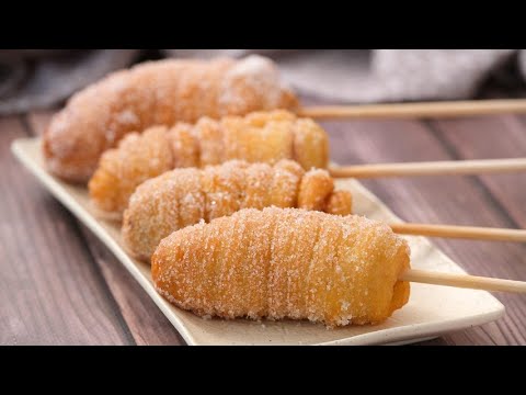 video Banana churros a fantastic recipe ready in no time , Worldwide Recipes Banana churros a fantastic recipe ready in no time