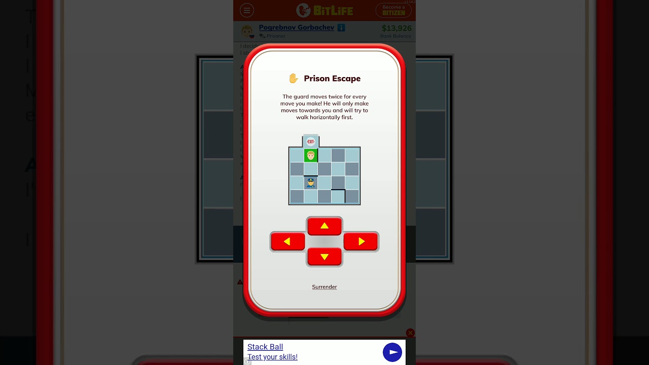 BitLife // 5x4/4x5 (map 2) Prison Escape 