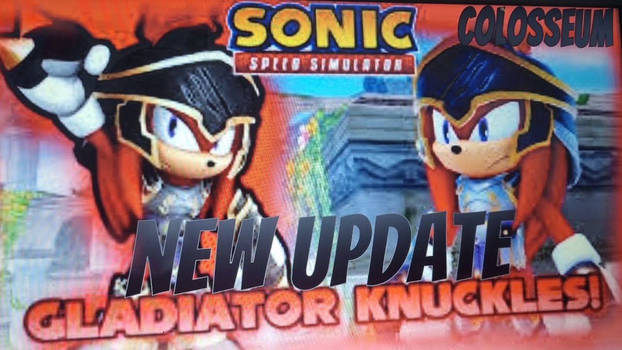 Gladiator Knuckles is here (15.02.2026) Colosseum Sonic Speed Simulator eoblox (S6 E3