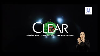 Türkiye Ampute Futbol Milli Takımı Sponsoru Clear İşitme Engelliler İçin Erişilebilir
