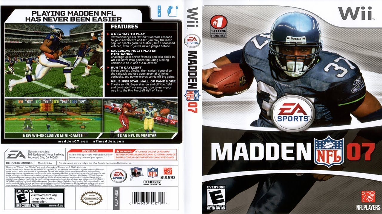 Madden NFL 07 | Wii Library Game #4 - YouTube