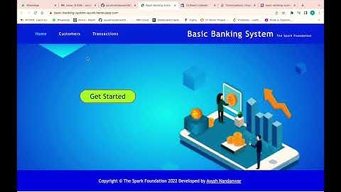 Basic Banking System | The Sparks Foundation | By Ayush Nandanwar