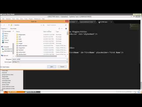 Validate your forms using jQuery Part 2/7
