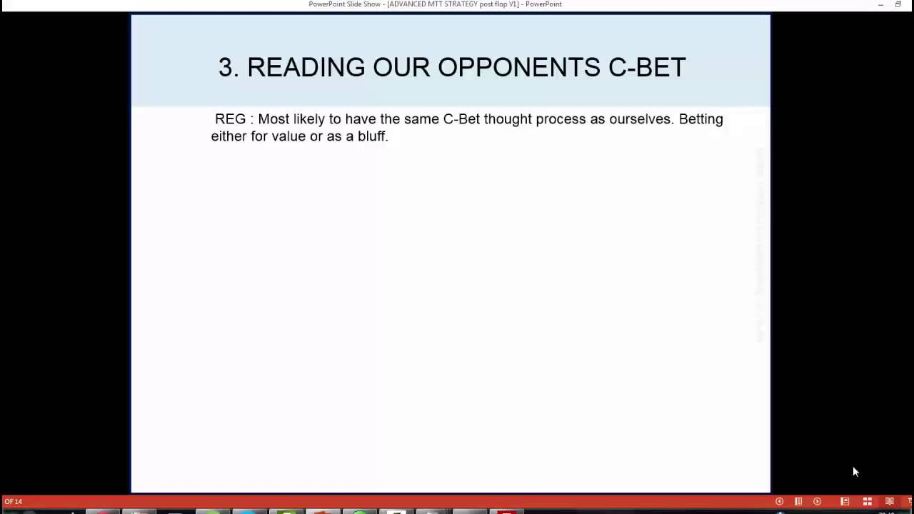 BenWarrington PostFlop MTT Poker Theory Part1