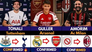 🚨LATEST CONFIRMED TRANSFER NEWS AND RUMOURS TRANSFER NEWS 2026| Guller 🔥 Mateus ⌛️, Amorim  ✅️ Tonal
