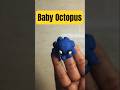 Cute Baby Octopus Clay 🐙 | Easy Clay Art #shorts #diy
