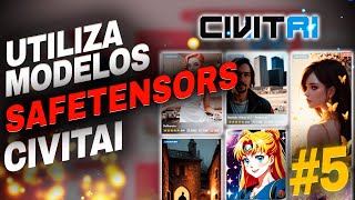 Cómo usar SAFETENSORS de CIVITAI para mejorar STABLE DIFUSSION - Curso stable difussion #5