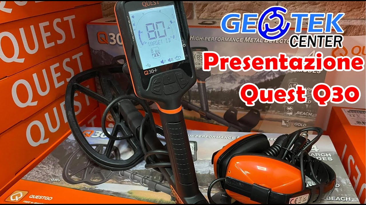 Metal Detector Quest Q30, Presentazione, Impostazioni e Settaggi YouTube