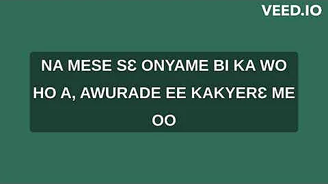 Kusi Berko - Daadaa Nyame (Mmrane) Full Lyrics