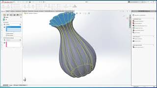 Solidworks tutorial-5- Flowerpot Flex