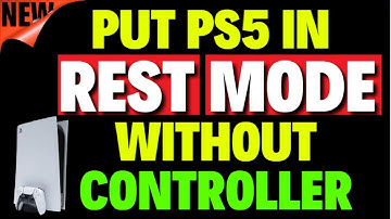 How to Put PS5 in Rest Mode without Controller