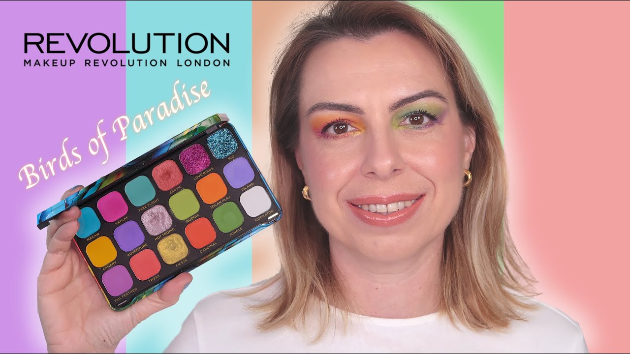YENİ ÜRÜNLERİ DENİYORUM | REVOLUTION FOREVER FLAWLESS BIRDS OF PARADISE FAR PALETİ