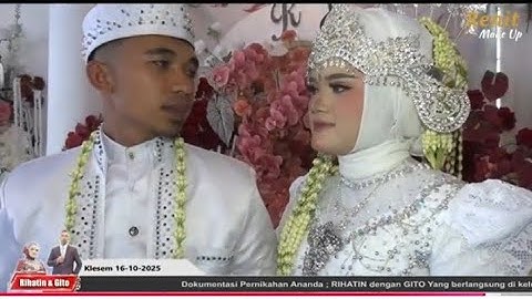 Viral Pemuda Portugal nikah diindonesia ,Rihatin & Gito ,Pringamba klesem,by Renit Makeup 